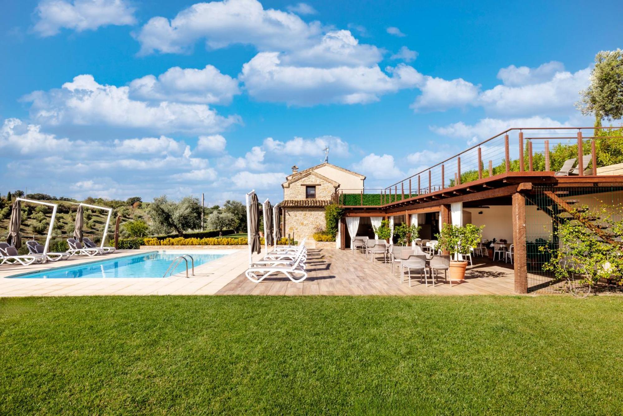 Agriturismo Collelago Massignano Exterior foto